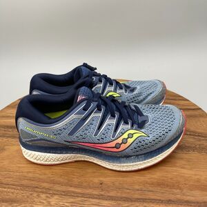 Saucony Triumph ISO 5 Shoes Womens Size 7.5 Blue Running Comfort Walking Sneaker
